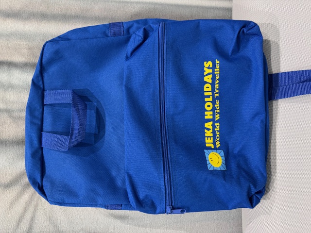 Rucsac Jeka, din perioada vacațelor cu elevi și studenți, anii '90